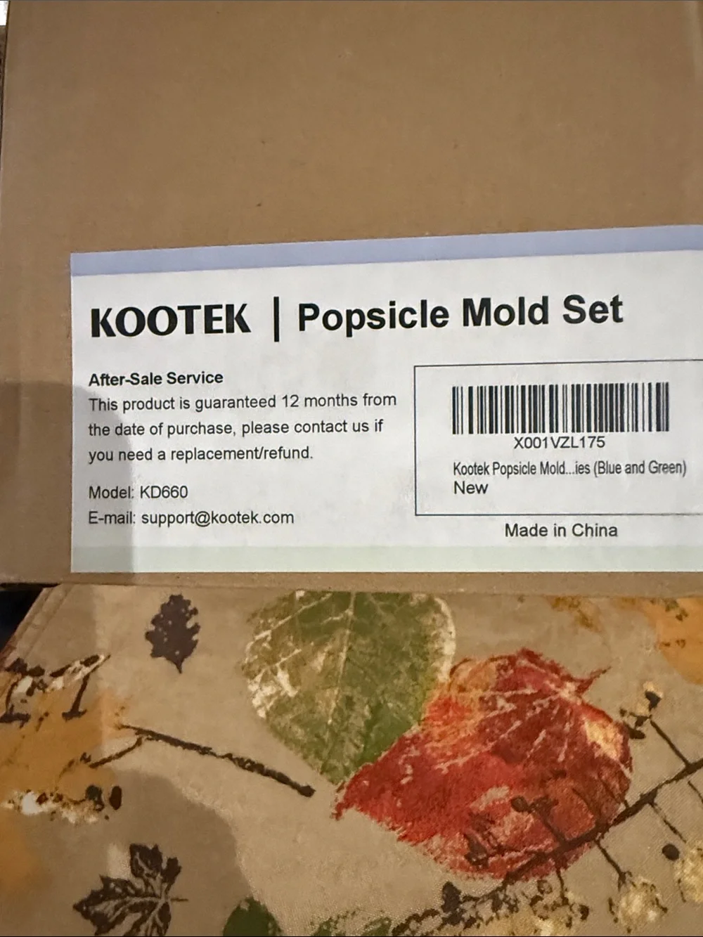 Popsicle molds